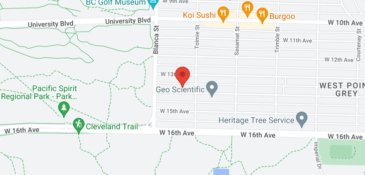map of 4631 W 14TH AVENUE